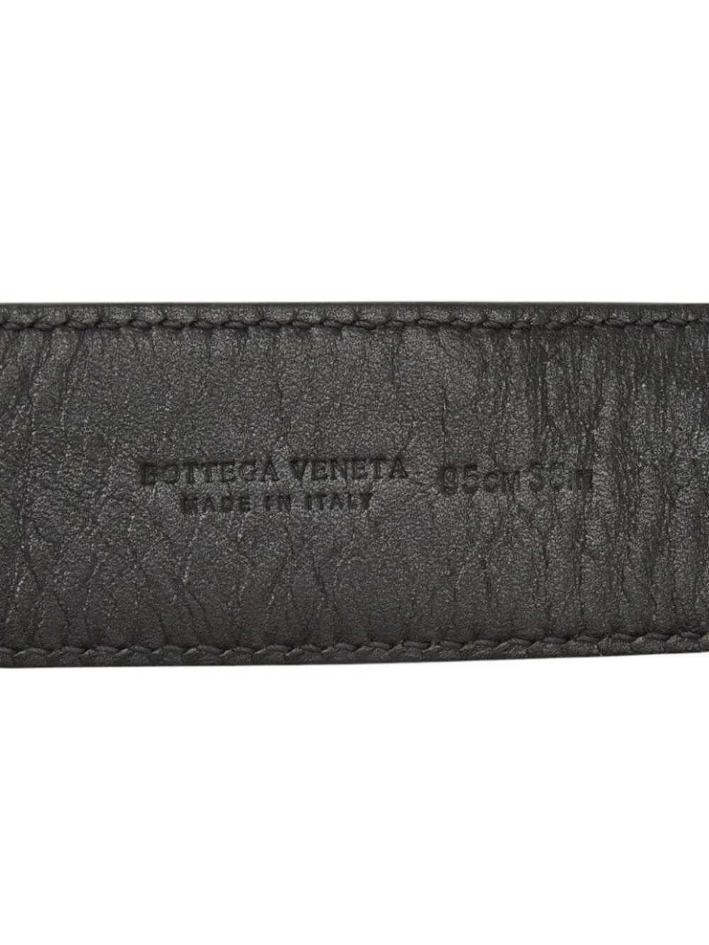 Bottega Veneta Intrecciato Belt 95 33 Black Leather